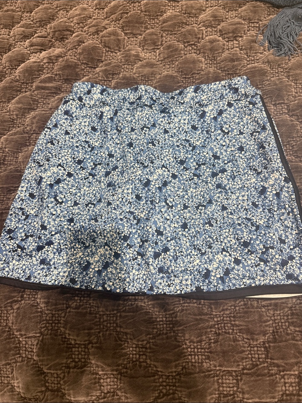 Tuckernuck Blue and White Floral Skort